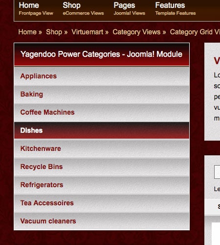 Household - Joomla! Template | Demo packages and Yagendoo Joomla! module included