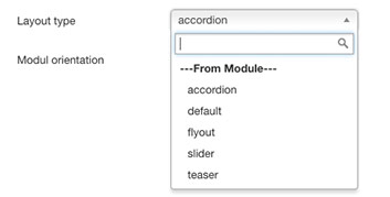 Parameters - Layout Type