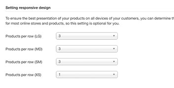 Parameters - Display Settings - Bootstrap