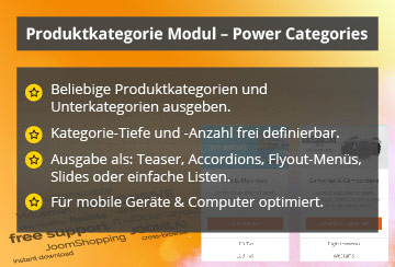 Power Categories – Joomla! Modul