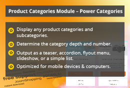 Power Categories - Joomla! Module
