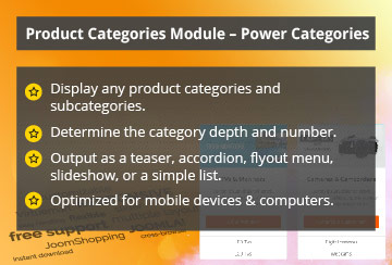 Power Categories - Joomla! Module