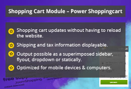 Power Shopping Cart - Joomla! Module