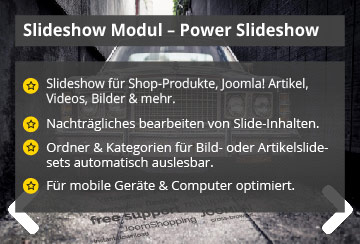 Power Slideshow – Joomla! Modul