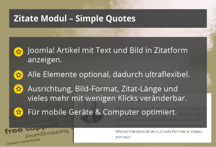 Simple Quotes – Joomla! Modul