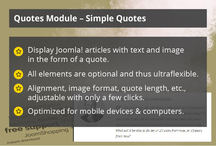 Simple Quotes - Joomla! Module