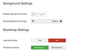 Parameters - Display Settings