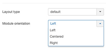 Parameters - Layout Type