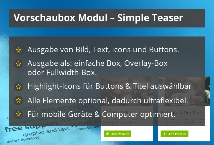 Simple Teaser – Joomla! Modul