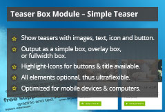 Simple Teaser - Joomla! Module