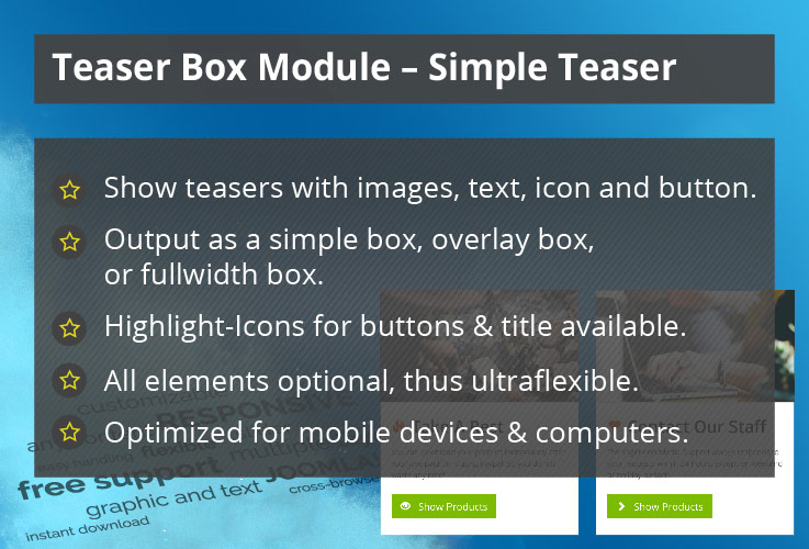 Simple Teaser - Joomla! Module