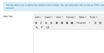 Parameters - Ticker Contents