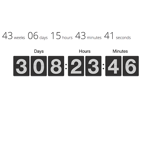 Screenshot: Customizer Einstellungen | Power Countdown, Clock & Timer – Joomla! Modul